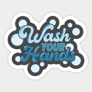 Wash Your Hands Coronavirus COVID 19 Personal Hygiene Sticker